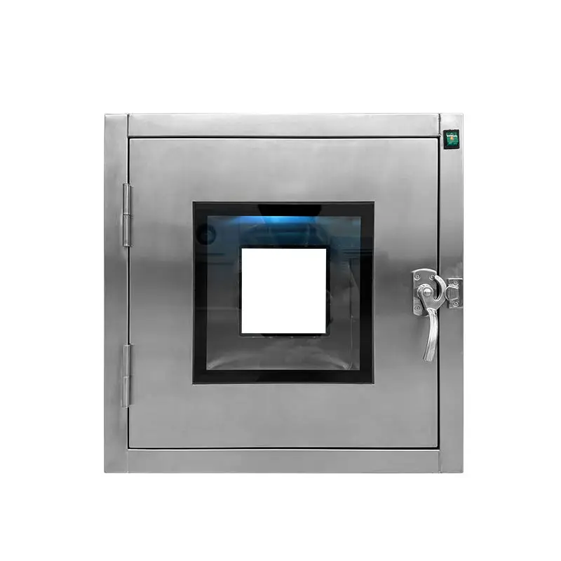 Mechanical Electronic Pass Thru Box Cleanroom Pass Box Laminar Flow Pass Box For Clean Booth Clean Room