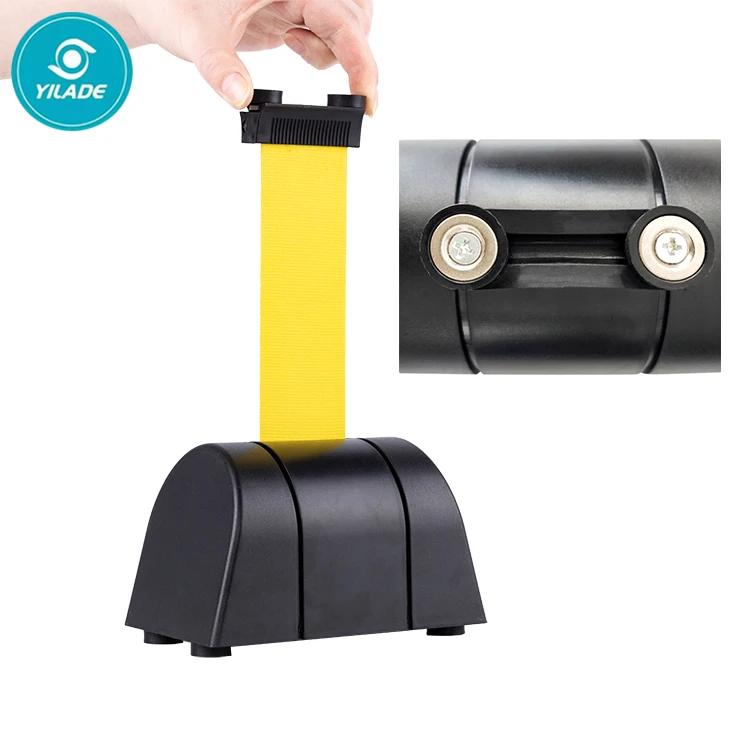 Оптовая цена, пластиковые Стопорные тормоза, фиксированное настенное крепление, выдвижные ремневые барьеры с 100% безопасностью