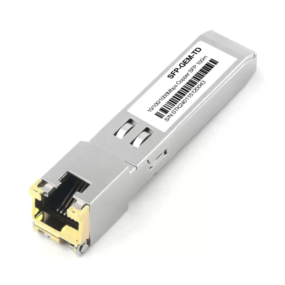 SFP-1G-T 10/100/1000 м медный SFP трансивер 100 DDM Ethernet модуль
