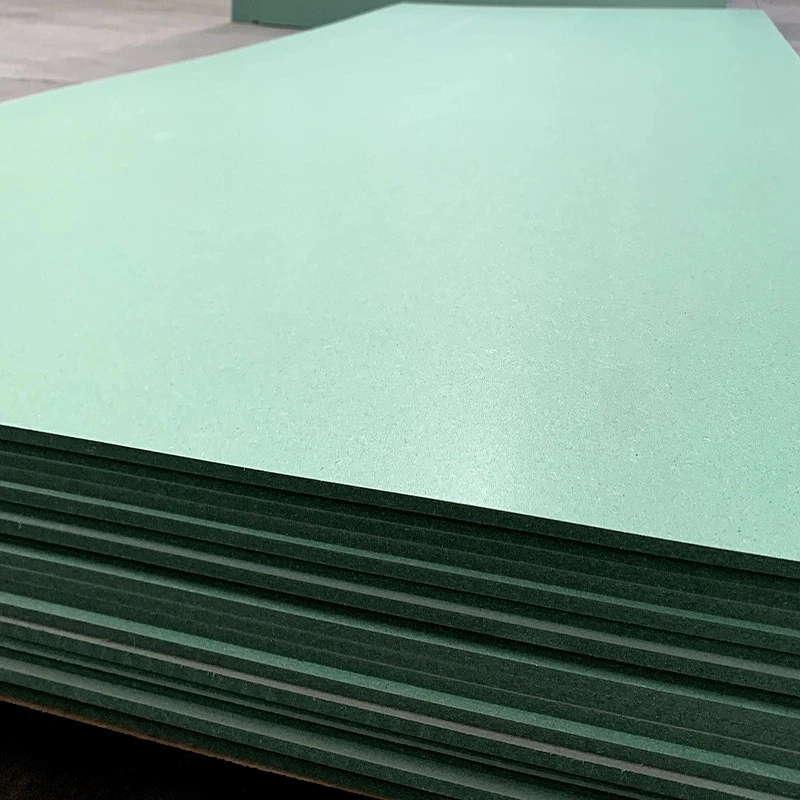 MDF Board Manufacturer HMR 18mm Wood Natural Veneer Laminated MDF Panel Sheet Plain Raw MDF Board