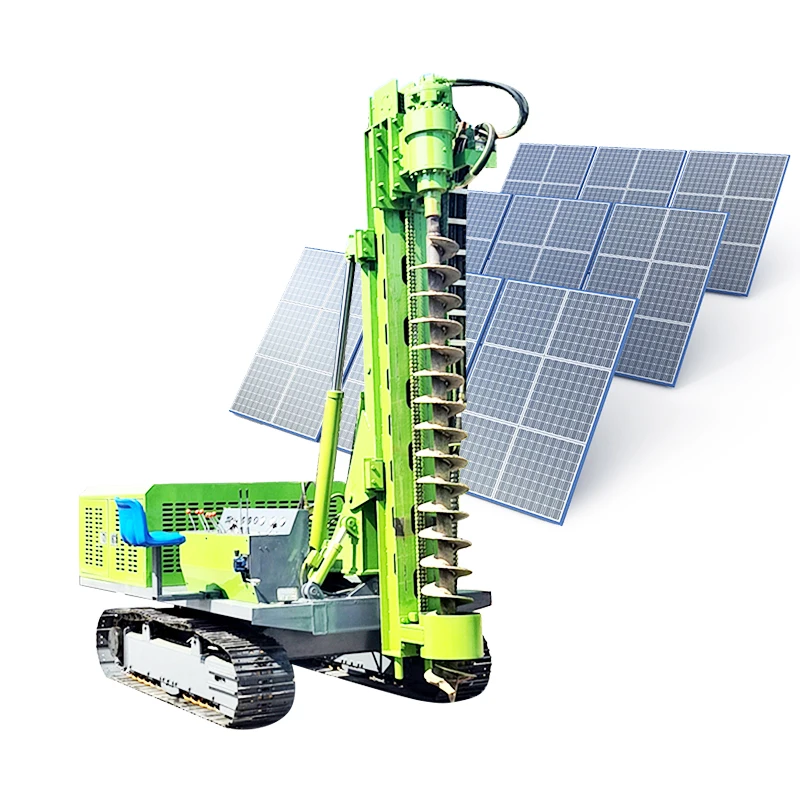 China New Cheaper Price Screw Piling Air Post Hydraulic Driver For Photovoltaic Power Stations Pile Driver