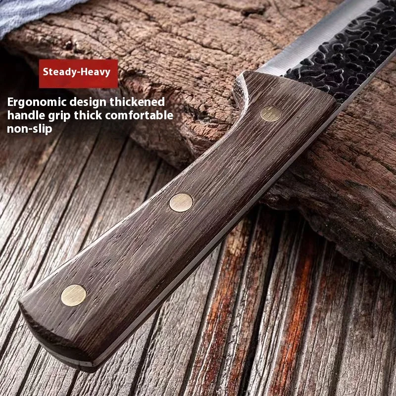 High carbon steel butcher knife meat cleaver bone slicing handmade forged butcher skinning knife