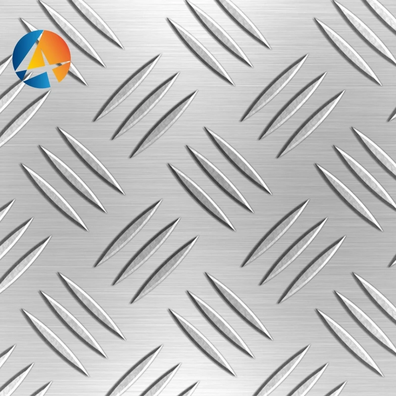 Aluminum Checkered Plate 1050 1060 1100 2A12 3003 5052 5083 5754 6061 6063 8011 7075 T6 H32 H24 O H112 Embossed Aluminum Sheet