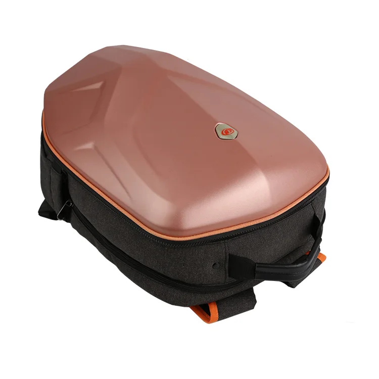 Motorcycle Backpack Waterproof Hard Motorcycle Helmet Backpack Carbon Fiber Motorbike Sports Motorcycle Hardshell Backpack