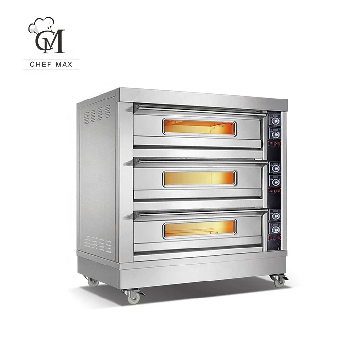 
Industrial Multi Trays 220/380V Professional Luxury Bakery Baking Deck Oven Bread Bakery Machine Electric Pizza Oven  (1600177063489)