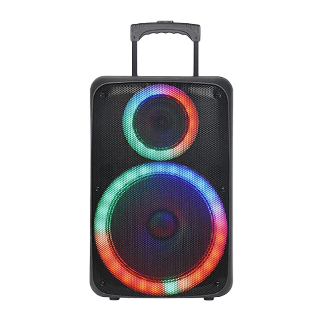 Nisoul  Hot Sale Outdoor Street Dance Trolley Speakers High Quality 8 Inch Subwoofer DJ Karaoke Music System Speaker