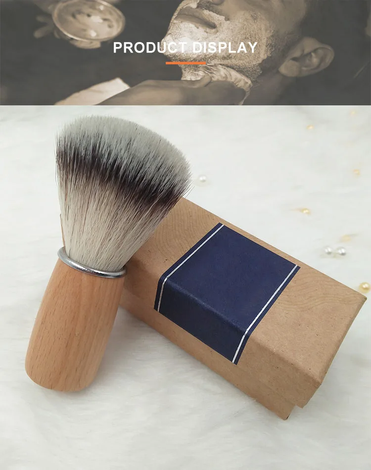 Factory Own Brand Vegan Cosmetic Brush Sets Beech Shaving Brush