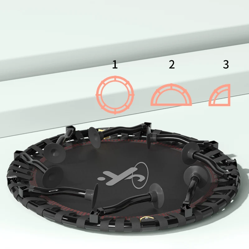 High Quality Home Use Sport Trampoline Portable Daily Jumping Fitness Trampoline for Exercise