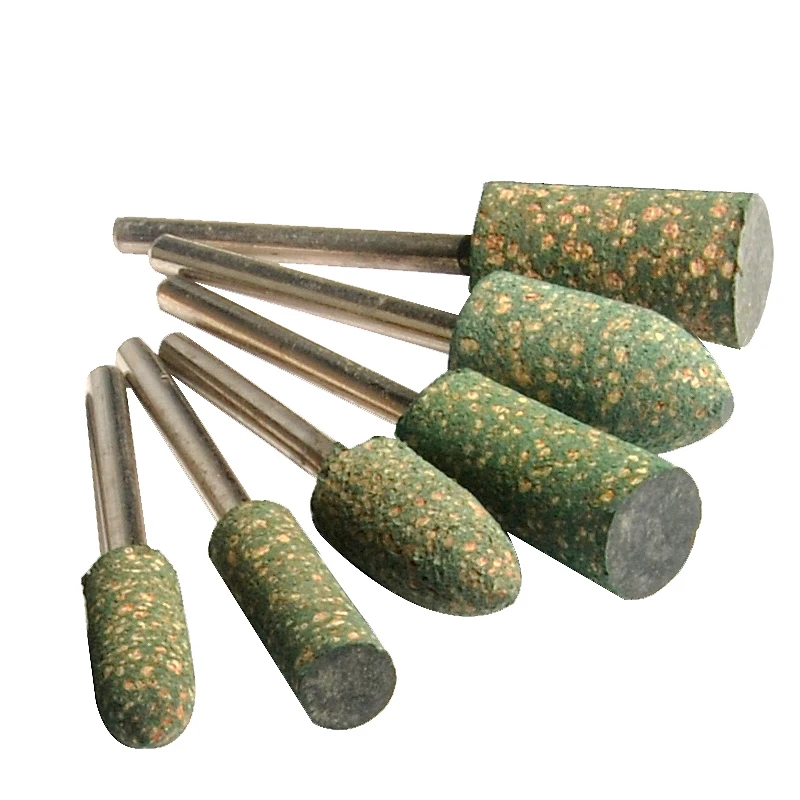 Polishing head Sesame grinding head piece Polishing metal Stainless steel jade mold rubber sponge 3mm handle 6mm handle