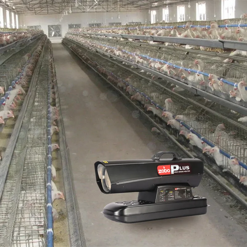 
ZOBO PLUS-K50 15KW Chicken House Diesel Kerosene Air Heater With CE 