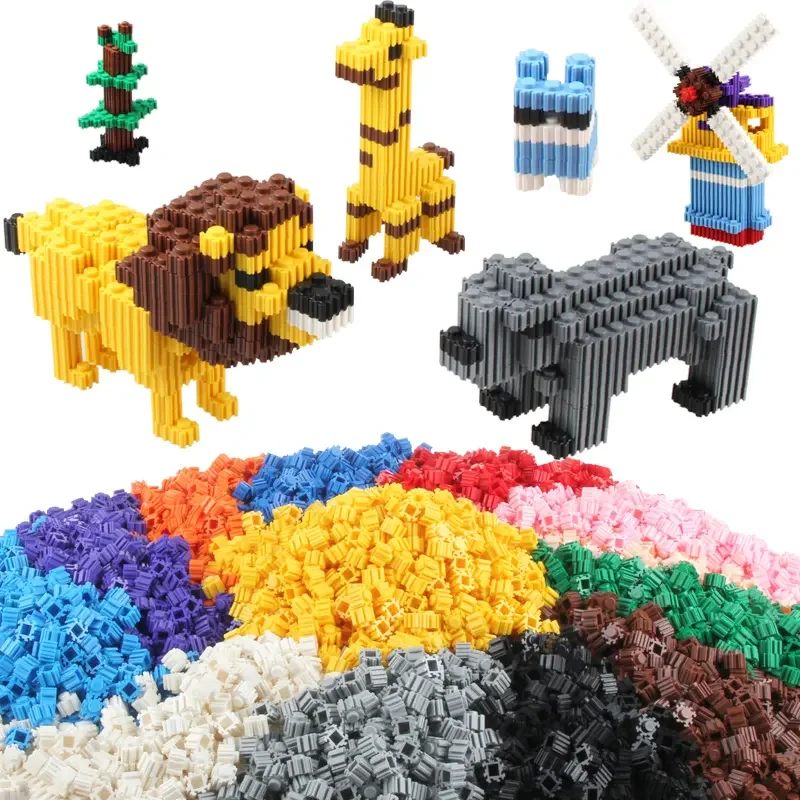15 Years Toy Manufacturer Plastic ABS 40 Colors 3D Diamond Build Blocks 1kg Bag Pack Artkal building block sets