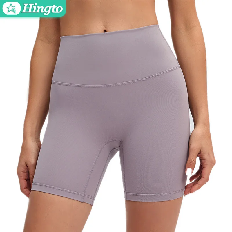OEM/ODM спортивные шорты для фитнеса и тренировок, высокоэластичные женские трусы для йоги и спортзала, спортивные Леггинсы для бега, велосипедные короткие брюки