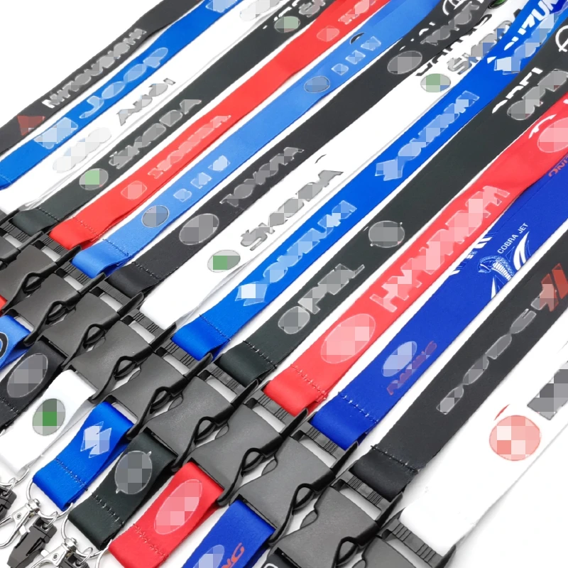 Lanyard Car culture modification logo wholesale Tag Phone Strap Charm Chain Card ID Case Keychain Auto Motorcycle accessories