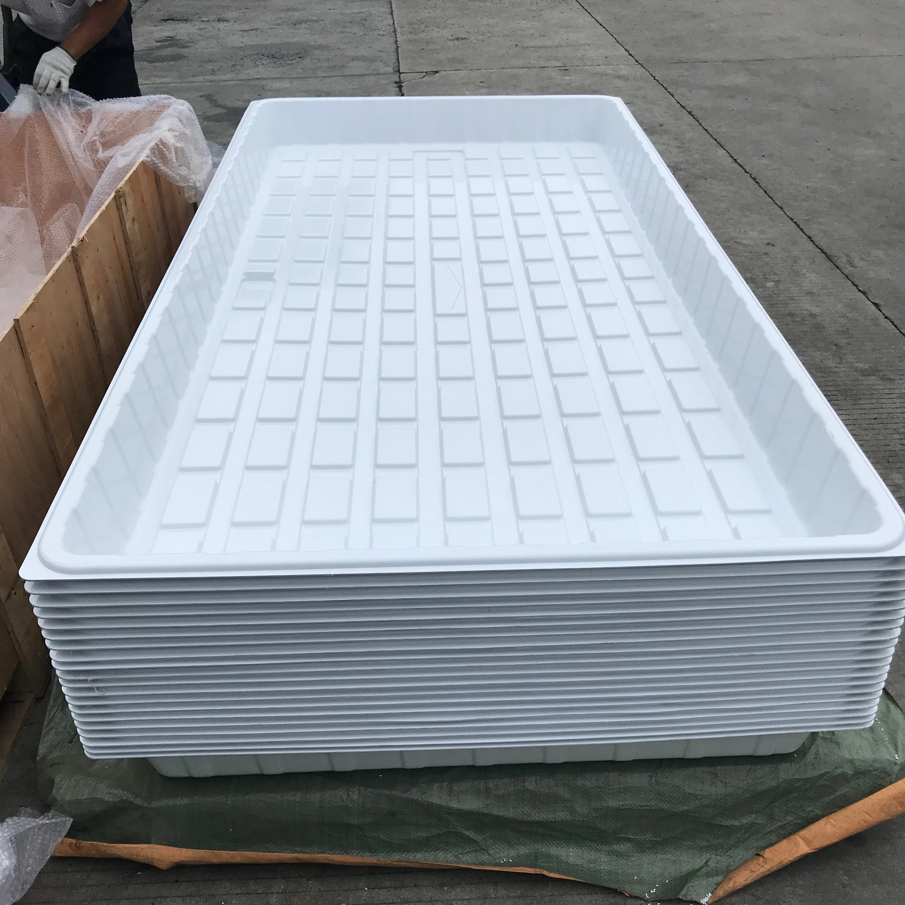 Farm Hydroponic Automatic Fodder Growing tray For Sheep Agriculture