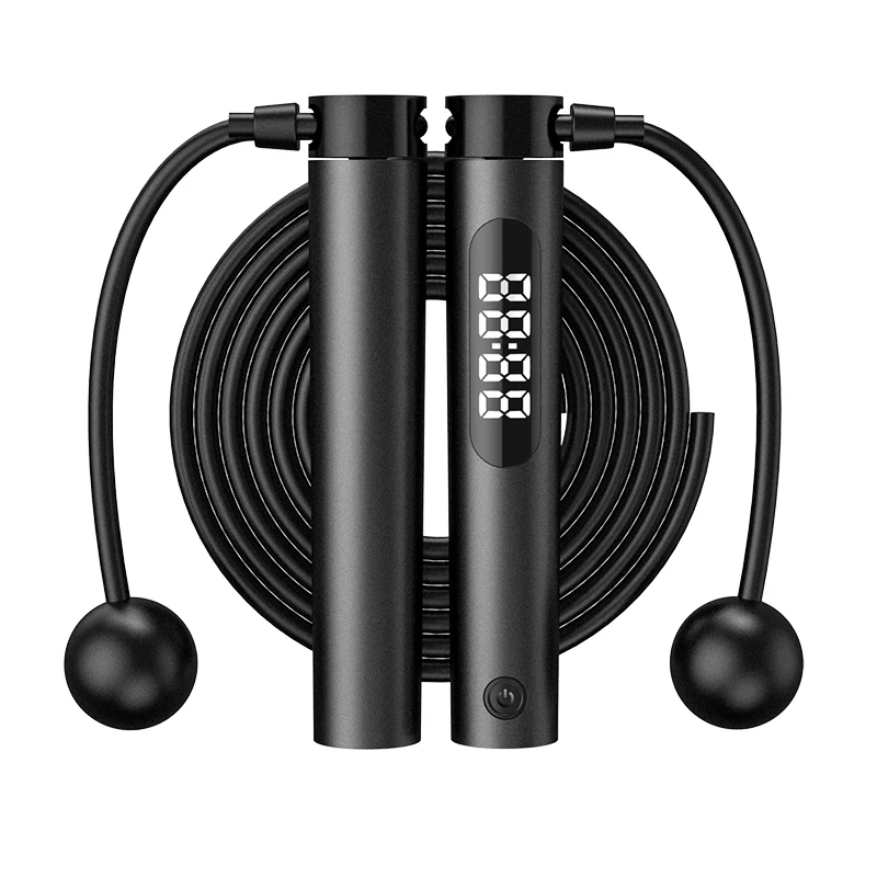 Wholesale cordless and corded smart counting skipping rope for adults to exercise and lose weight app connect smart jump rope