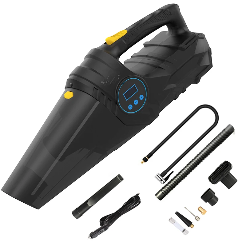 CARSUN Wholesale Multi-function 4 In 1 Car Vaccum 150PSI Tire Inflator Tire Pressure Monitoring Tool