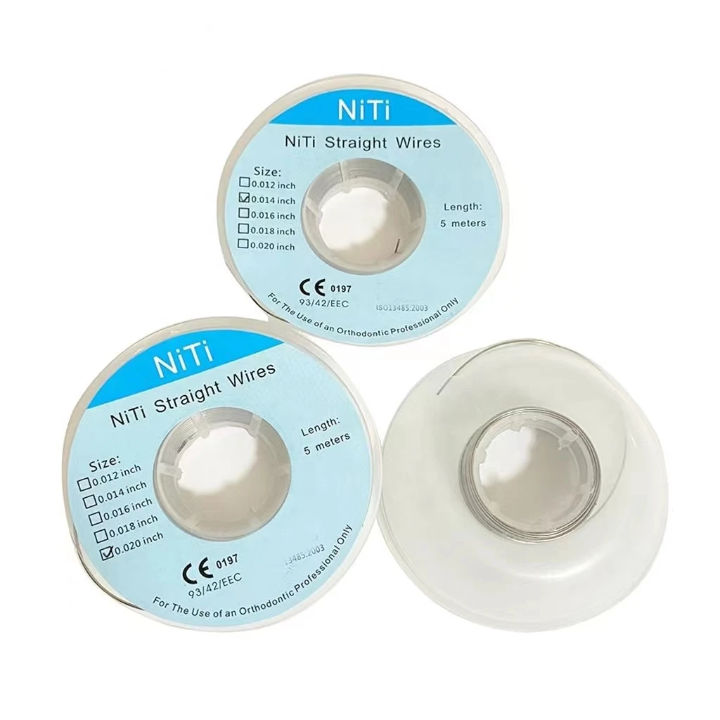 orthodontic niti straight 5 meters wire in roll pack