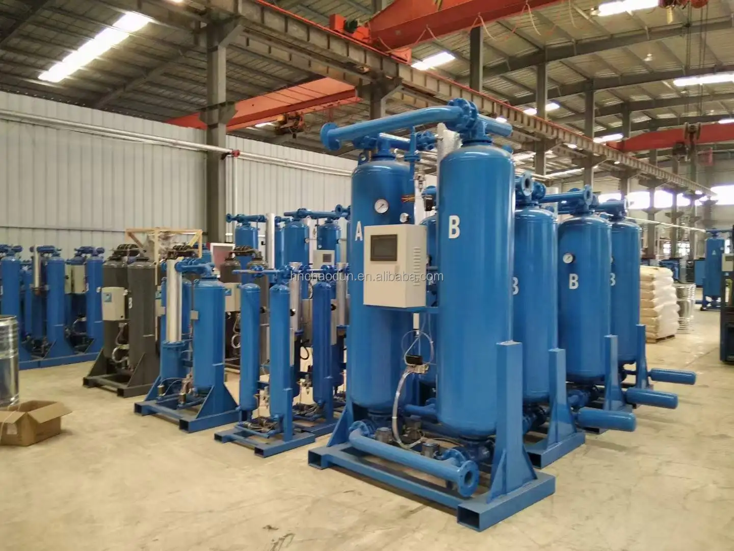 Air Flow 75m3/min Low Dew Point -40 Degree  Compressed Air Dryer Regeneration Adsorption Dryer