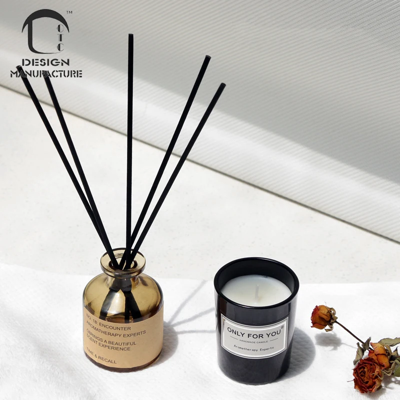 manufacture private label holiday gift set reed diffuser and scented candle for home air freshener