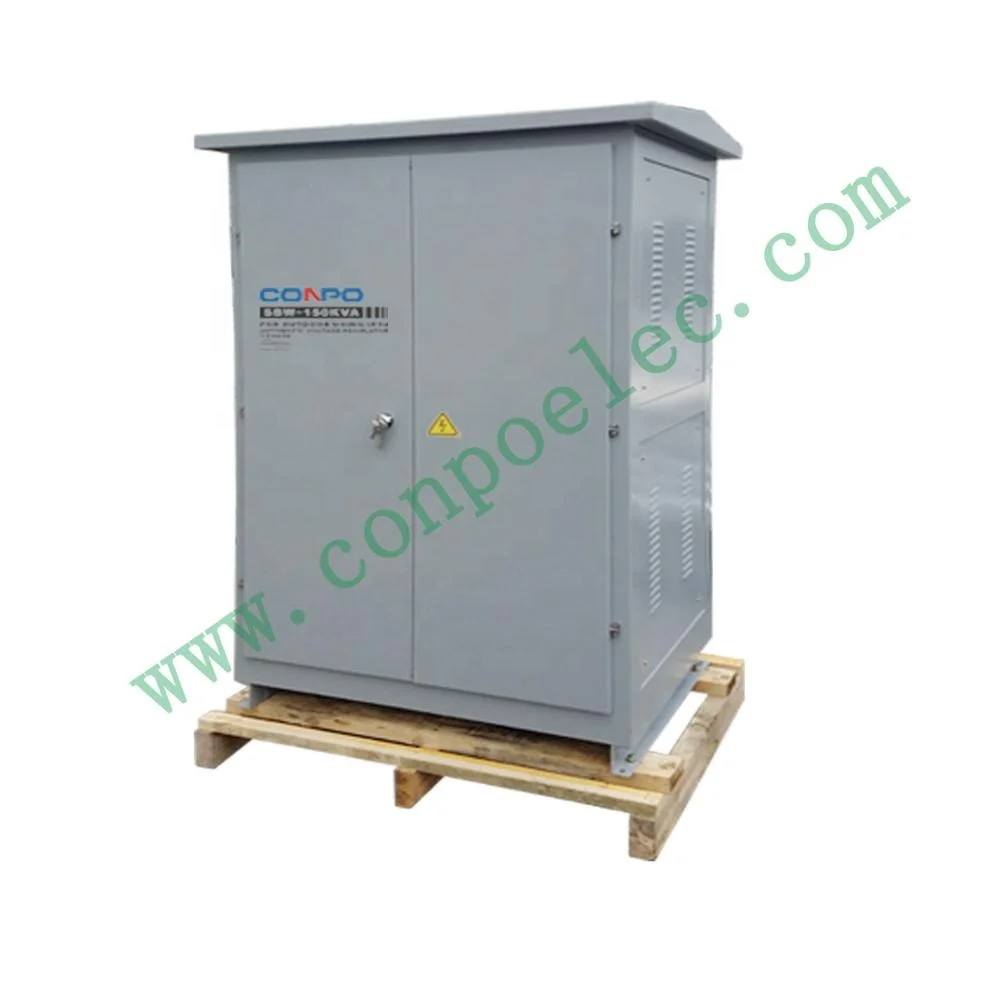 SBW-30K~600KVA IP65 Outdoor 3Phase Automatic Voltage Stabilizer Regulator, Outdoor type AVR with IP65(waterproof)