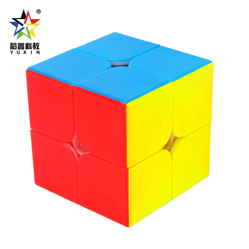 Yuxin  Speed puzzle Little magic 2x2x2 5CM cube Collecting plastic magic cube Educational toys