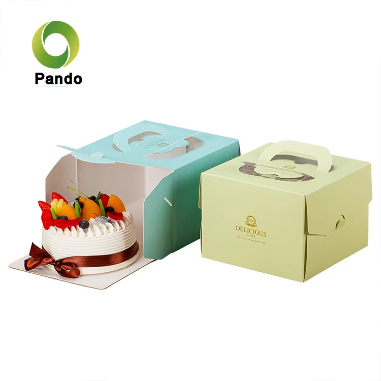 Customized logo wholesale birthday packaging cake box in bulk cake boxes cardboard