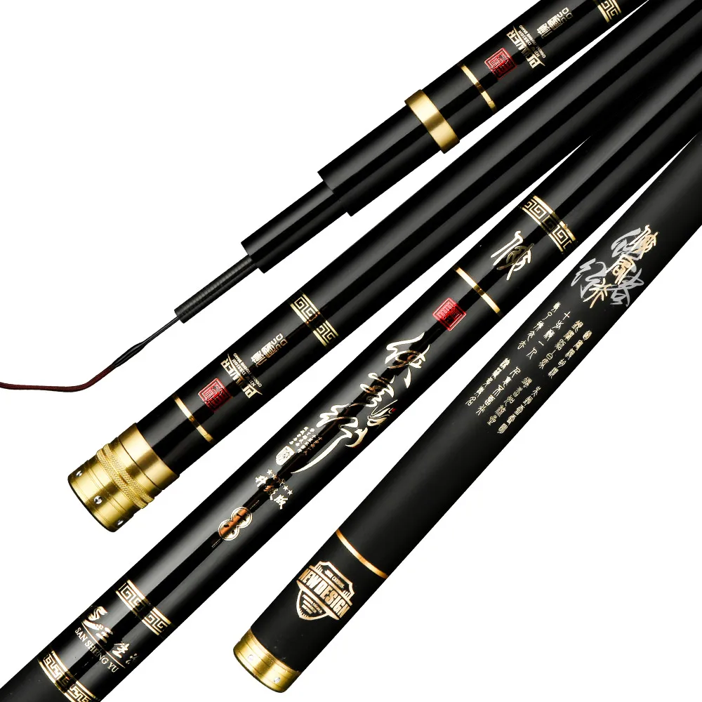 Factory price Taiwan hand poles High Carbon telescopic carp fishing rods super hard hand fishing rod in Stock