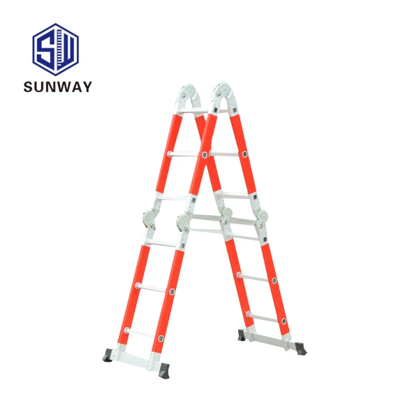 Super Quality New Style Library Telescopic Ladder Fiberglass Ladder