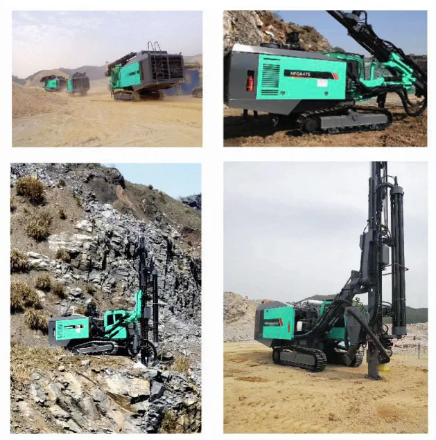 138-165mm 30m Mine DTH Drilling Rig Machine With Drilling Depth Real-time Display