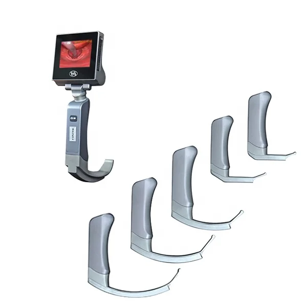 Equipos medicos  Reusable Video Laryngoscope Electronic Endoscope Mac 304 Stainless steel 7 Blades video laryngoscope