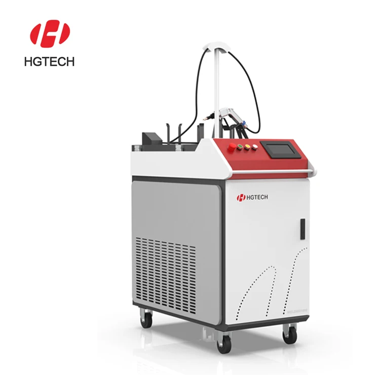 Factory Price HGTECH 1000w 1500w 2000w Air Cooled Fiber Laser Welding Machine For Welding Aluminum Stainless Steel Carbon Steel