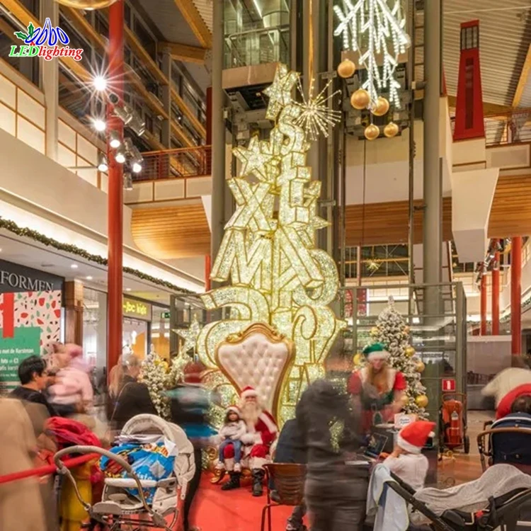 Открытый 3D светодиодный свет большой гриб мотив украшения для рождественского сада освещенные