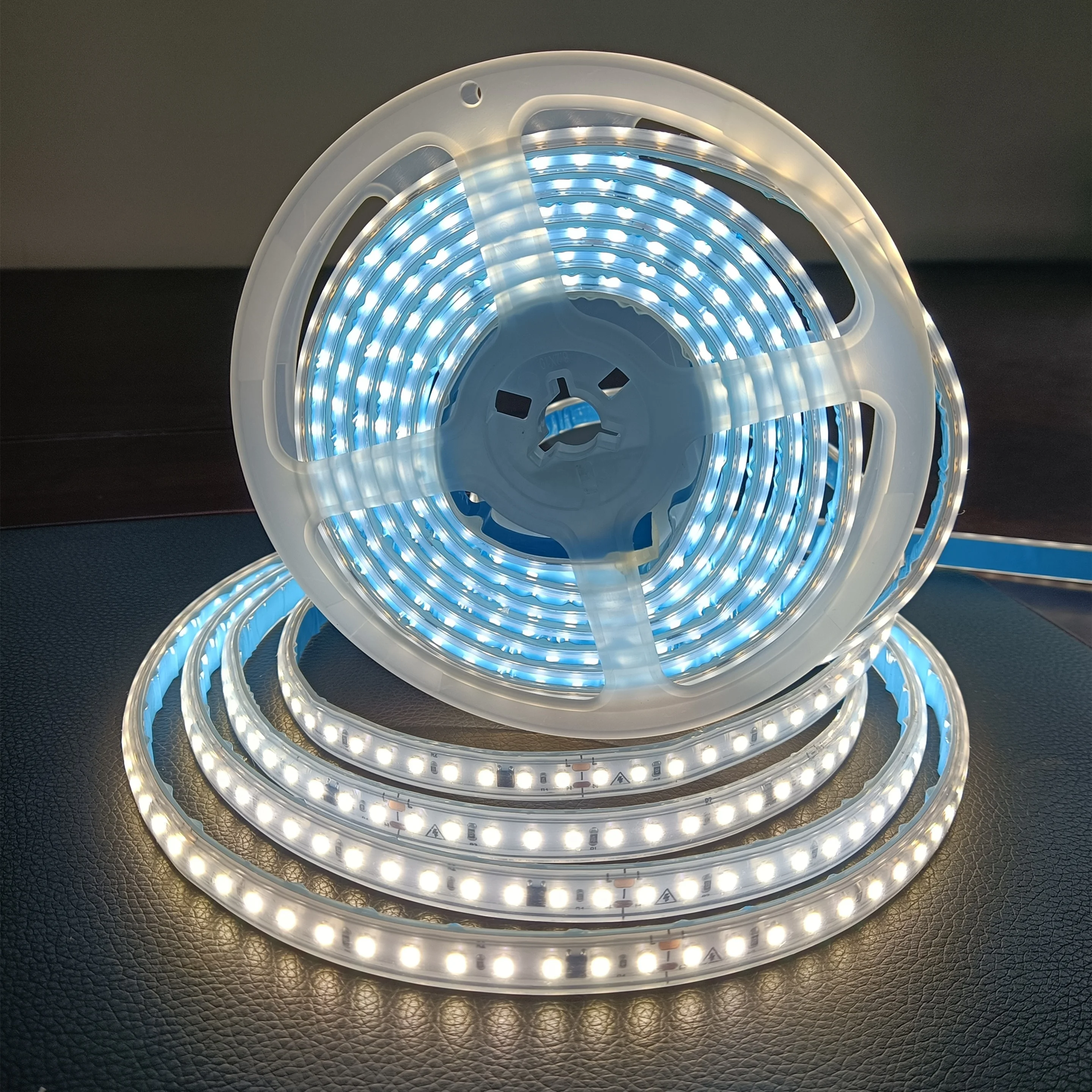 ac 220v led strip light smd2835 outdoor ip67 waterproof 10cm/cut 110v 230v led light strip with IC Design