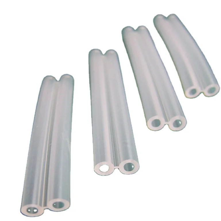 Прозрачный силиконовый резиновый шланг на заказ устойчивый к высоким