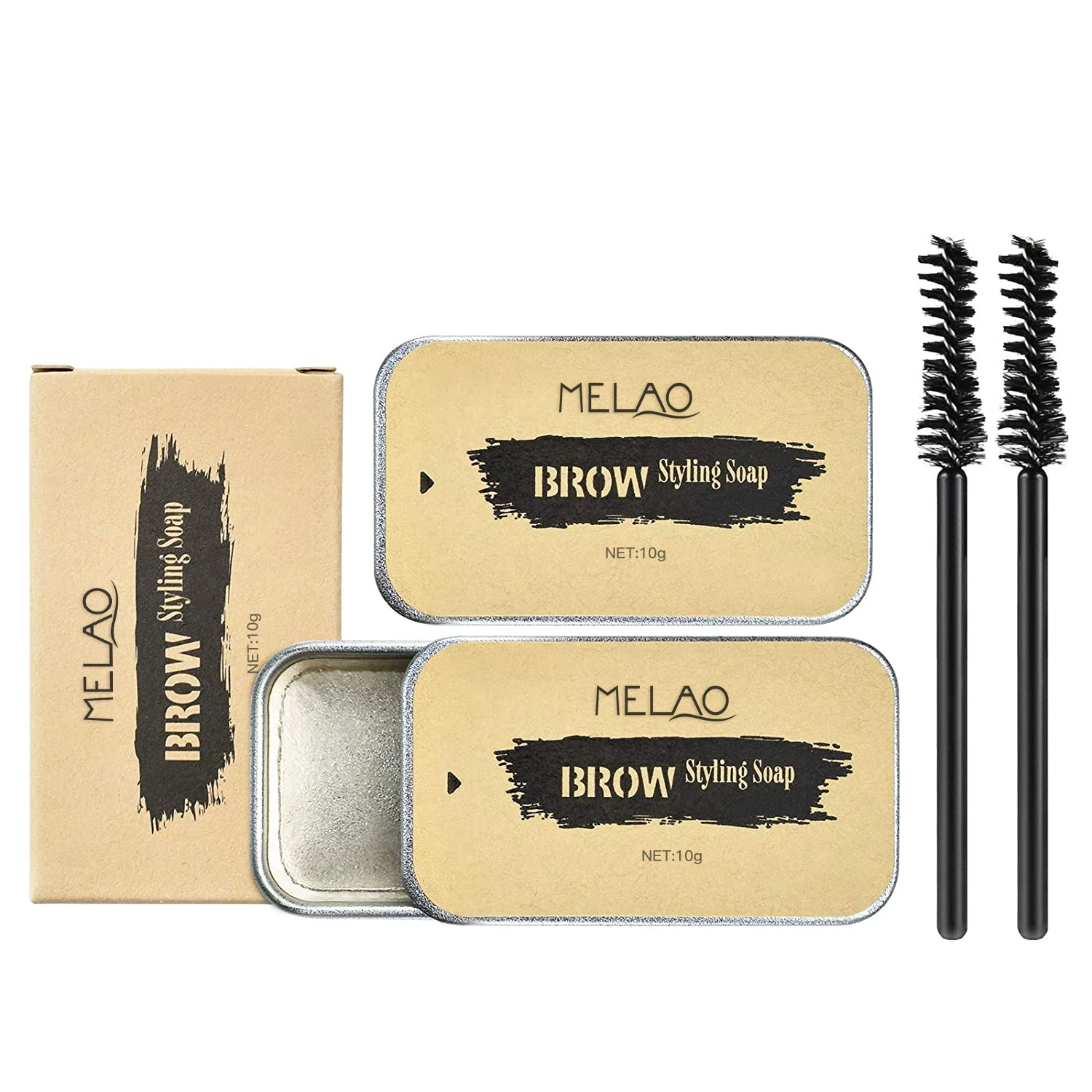 Custom professional natural  long-lasting styling brow soap private label contain vegan eyebrow soap