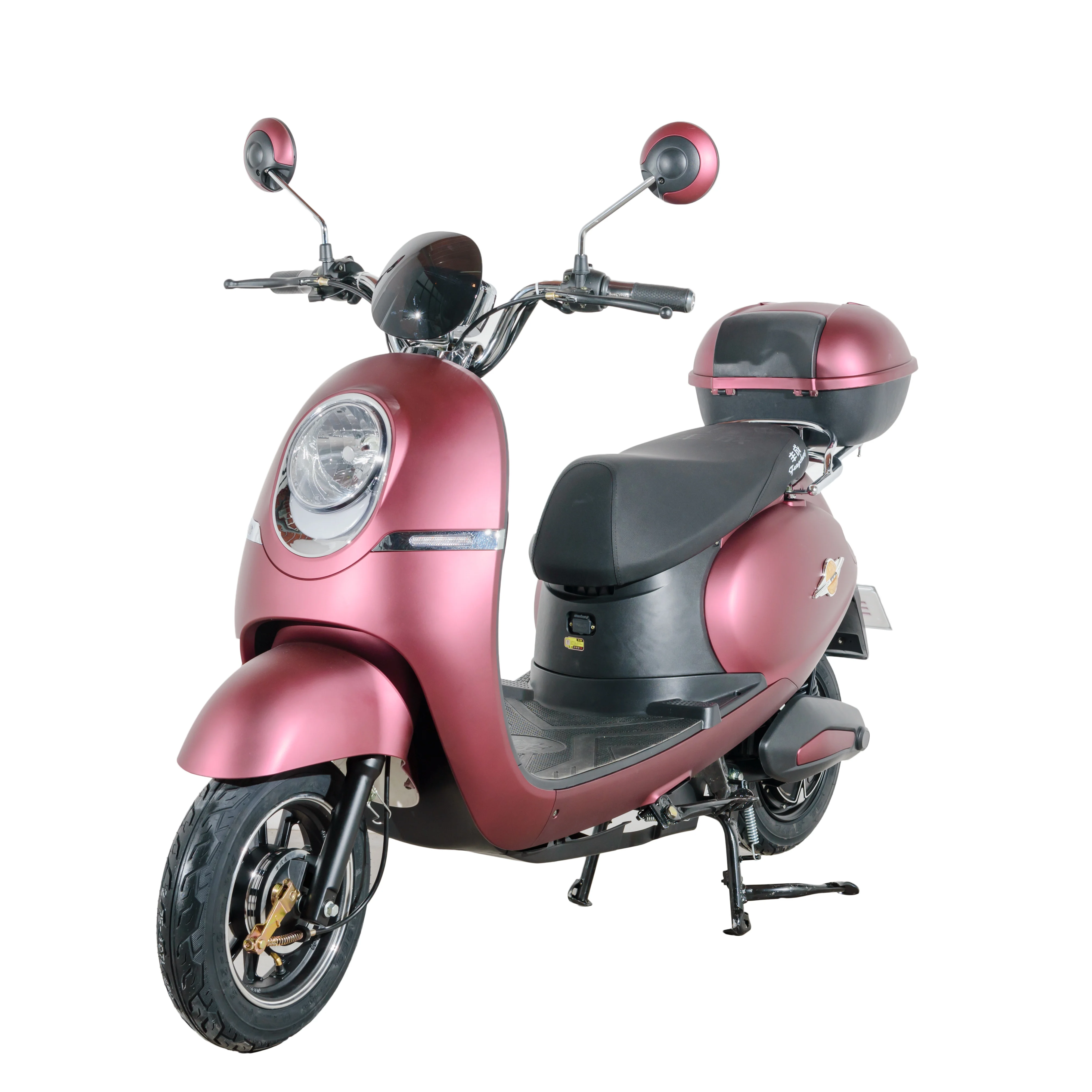 High Power 500w Rear Guard Bar Adult Electric Motorcycle Scooter Carrying Large Rear Trunk