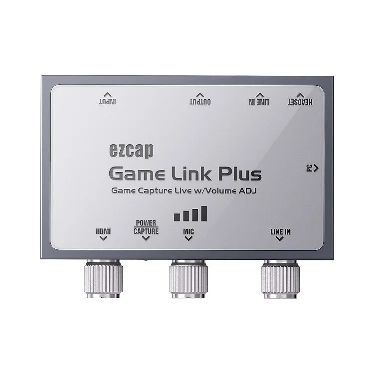 ezcap312 Game Link Plus with Audio Card function 4K HDMI to USB 3.0 video capture live stream device
