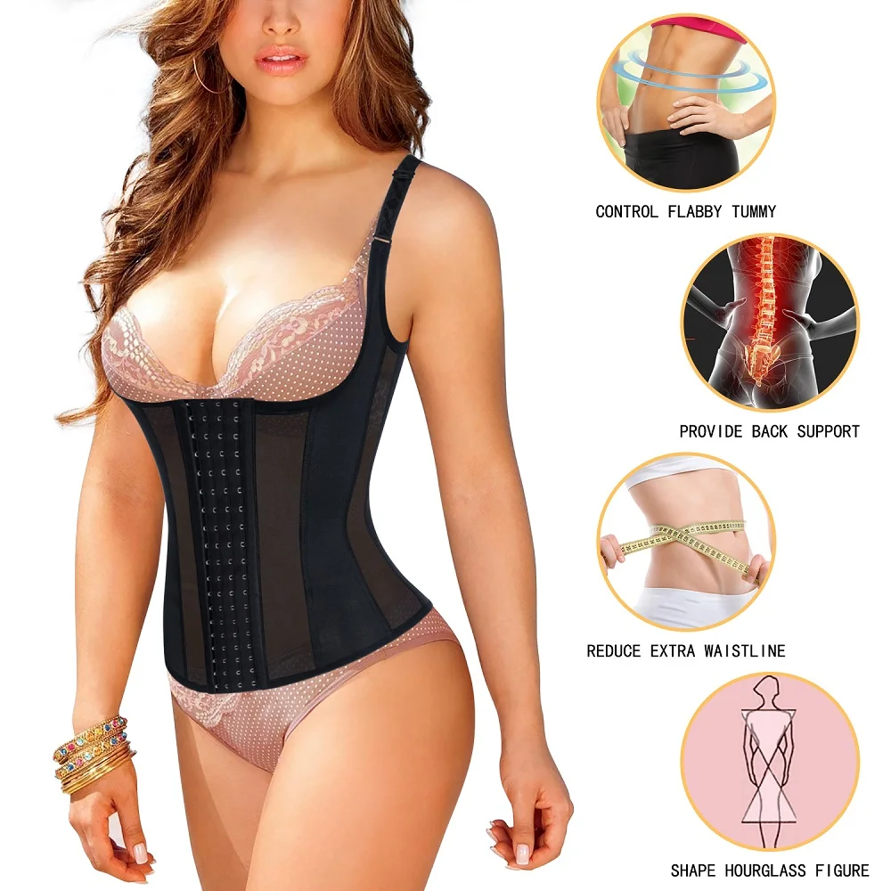 camiseta sin mangas mujer womens weight loss tummy control shaping tank top shapewear waist trainer vest