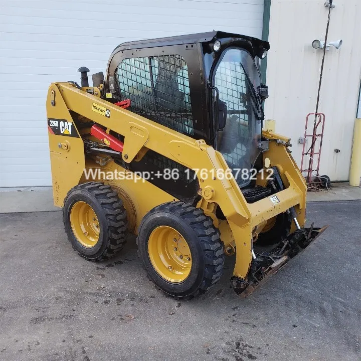 economic loader Used CAT 226 mini loader with good condition cheap for sale Second hand with High quality with low price