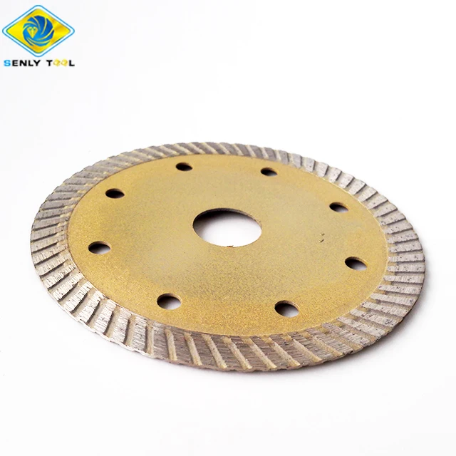 small Continuous Teeth granite Diamond saw Blade cutting granite