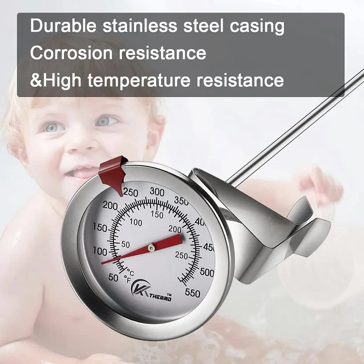 Food Thermometer Mini Household Cooking Oven Thermometer Kitchen Metal BBQ Thermometer