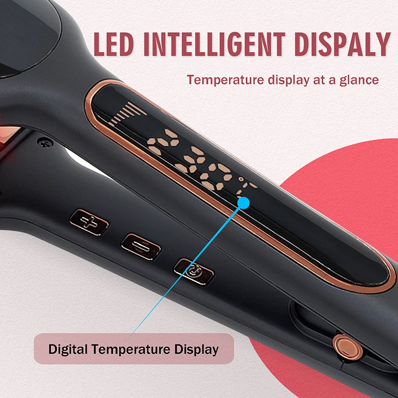 Custom Hair Styling Tools Infrared Portable Flat Irons Wide Plate High Quality Hair Iron Hair Straightener Professional