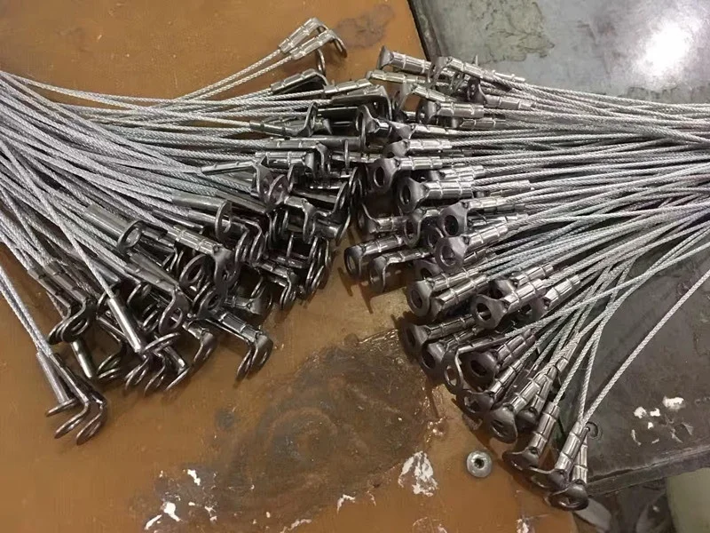 Wholesale Custom Seismic Slack Cable Restraint Sway Bracing Wire Rope With Bending Eyelet