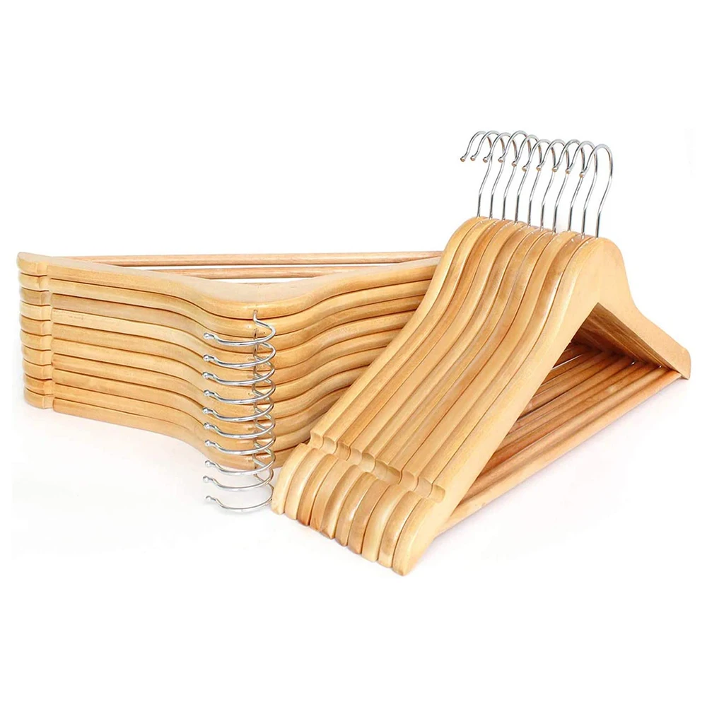 RTS, низкая цена, удобная в использовании деревянная вешалка для детской одежды