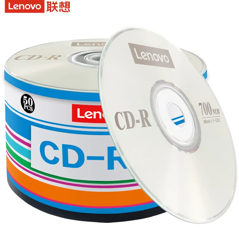 Lenovo original and genuine cdr 52X 700MB music cd dvd shrink wrapped blank video cd