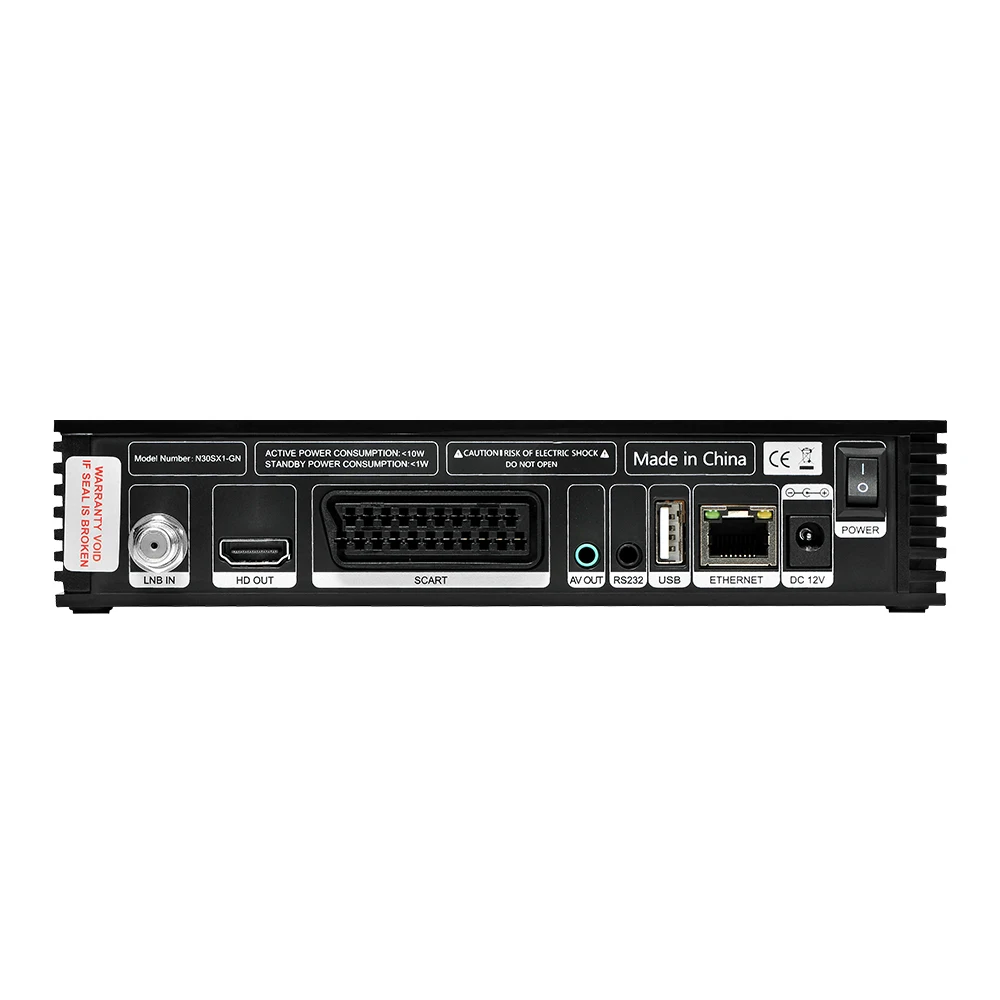 GT Media V8X DVB-S2 декодер спутникового рецептора с Wi-Fi/HEVC H.265/TV SCART/1080p Full HD/ Ethernet