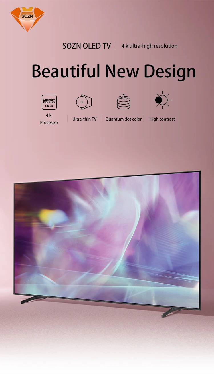 New product 100 inch tv voice function 75 inch smart tv Android 11.0 features 85 inch tv