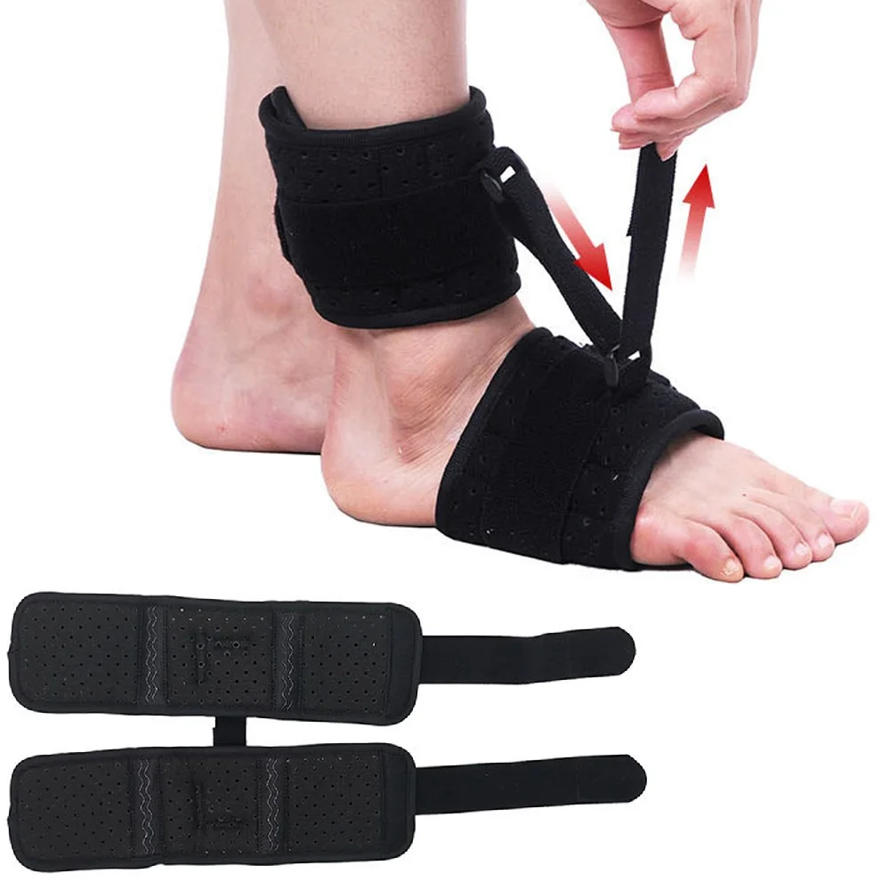 Adjustable Plantar Fasciitis Night Splint Foot Drop Orthosis Stabilizer Elastic Toe Protector Night Splints Pain Relief