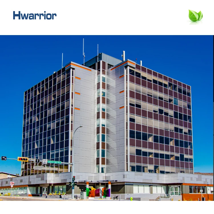 2020 New Fashionable customized  fireproof 4mm aluminum panel curtain wall system metal facade panel system foshan