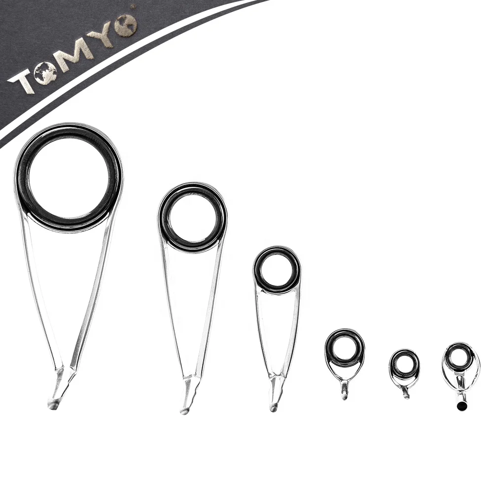 ToMyo Diy KLH25 Rod Guides Fishing Rod Guide Kit Repair Parts